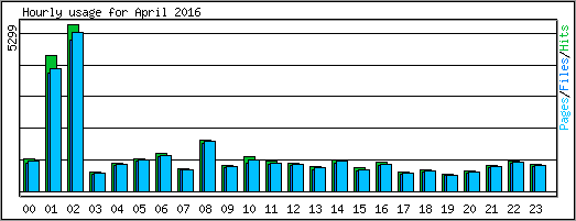 Hourly usage