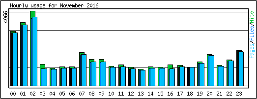 Hourly usage